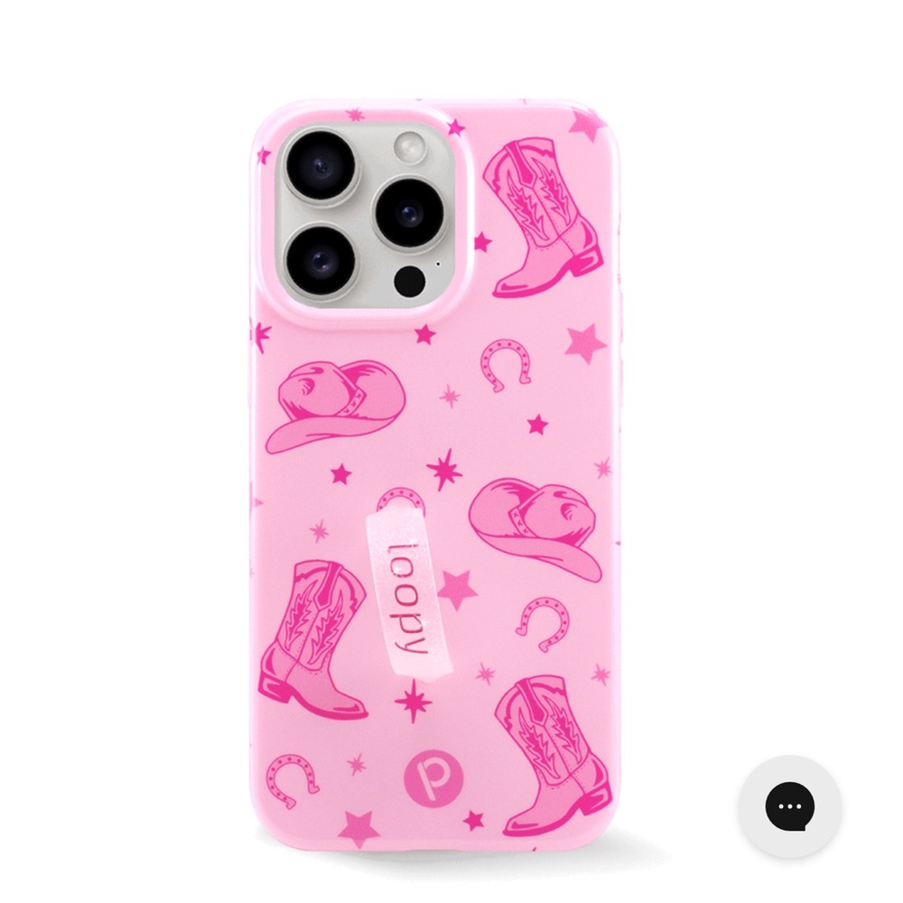 Loopy Case Pink Western Design Phone Case
